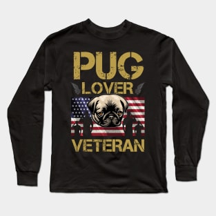 Veteran Pug Lover Long Sleeve T-Shirt